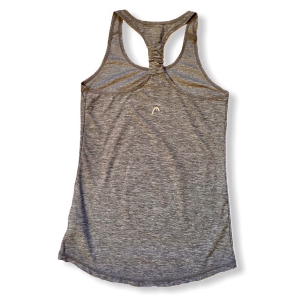 Head Grey Racerback Hi-Lo Tank Top - Picture 2 of 11